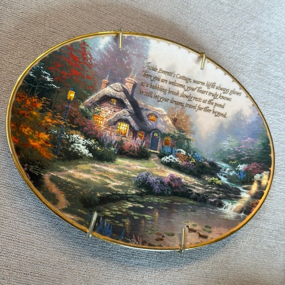 Thomas Kinkade Porcelain Plate - Picture 1 of 7